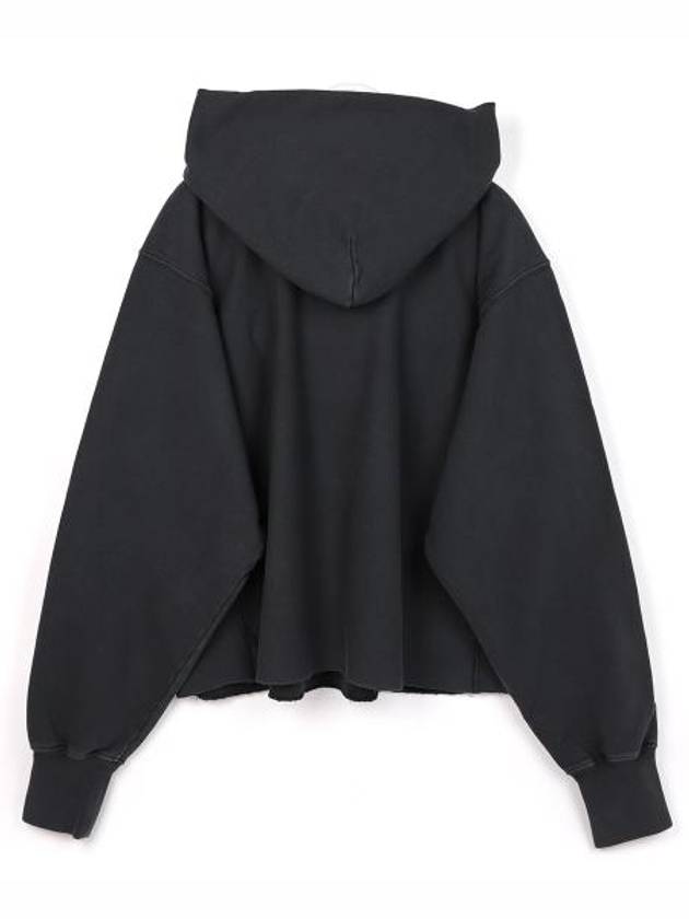 Logo Cotton Fleece Hoodie Black - MAISON MARGIELA - BALAAN 3