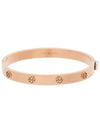 Miller Hinged Stud Bangle Bracelet Rose - TORY BURCH - BALAAN 2