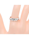 BLIND FOR LOVE Silver Ring No 9 455247 - GUCCI - BALAAN 6