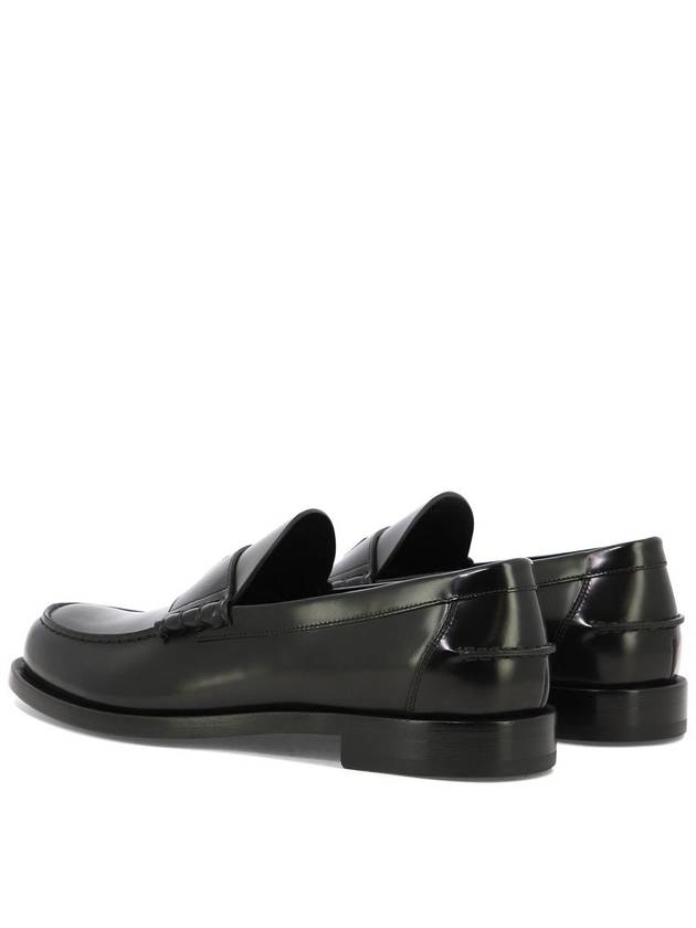 Mr G Mocassin Leather Loafers Black - GIVENCHY - BALAAN 4