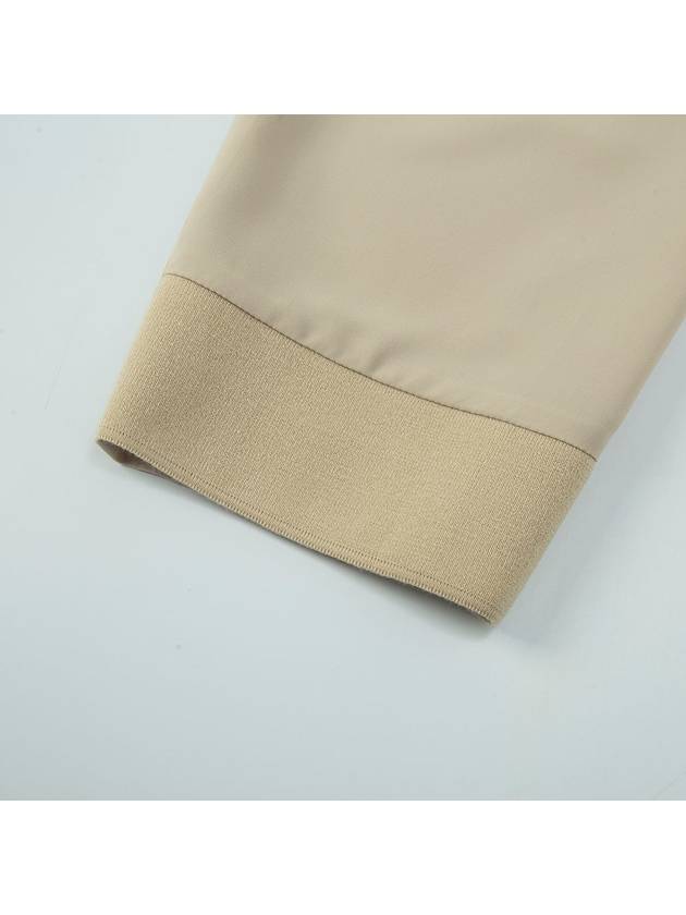 Banding Rib Block Hem Pants Beige - CALLAITE - BALAAN 6