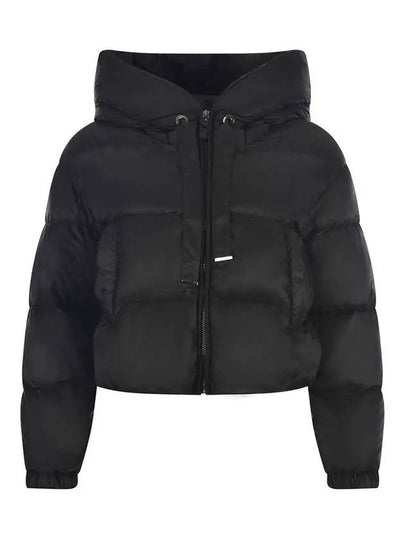 SEIE crop hood padded jacket black 2429486105 009 - MAX MARA - BALAAN 2