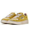 Medalist Pony Skin Low Top Sneakers Yellow - AUTRY - BALAAN 3