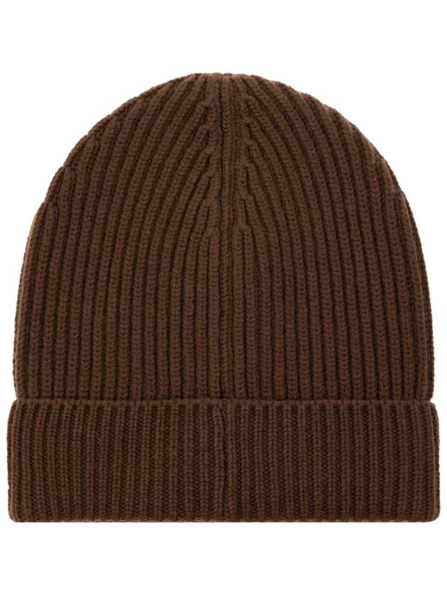 Ribbed Knit Turn-Up Brim Beanie FXL68TJFMU9 - DOLCE&GABBANA - BALAAN 4