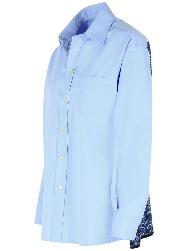 Etro Blue Cotton Shirt - ETRO - BALAAN 2