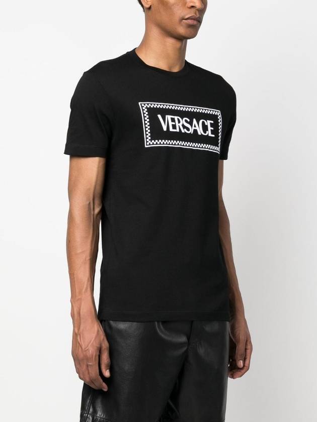 VERSACE TSHIRT COMPACT VERSACE LABEL LOGO - VERSACE - BALAAN 3