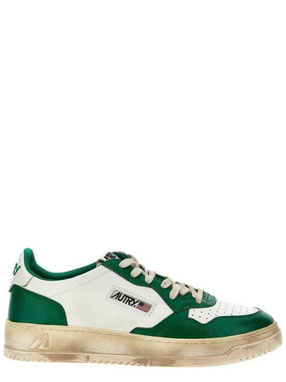 Super Vintage Low Top Sneakers Green - AUTRY - BALAAN 2