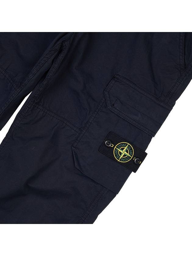 Pantaloni Comfort Fit Cargo Straight Pants Navy - STONE ISLAND - BALAAN 6