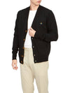 Embroidery Logo Fine Wool Cardigan Black - VIVIENNE WESTWOOD - BALAAN 6