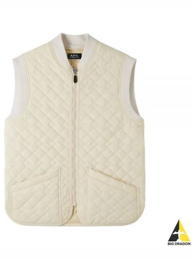 Quilted Vest Ivory - A.P.C. - BALAAN 2