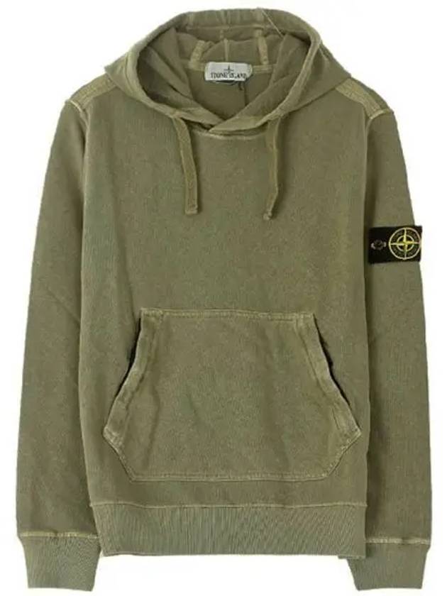 Wappen Patch Hoodie Green - STONE ISLAND - BALAAN 2