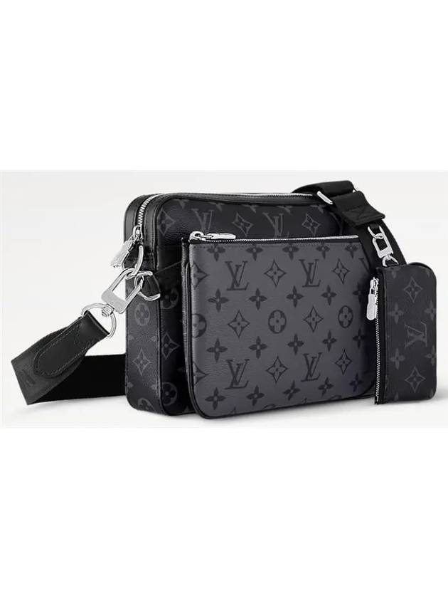 Trio Messenger Bag Grey - LOUIS VUITTON - BALAAN 3