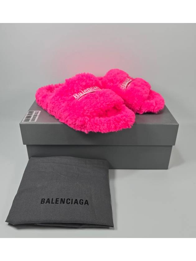 Ecofur Slide Slippers 220 - BALENCIAGA - BALAAN 1