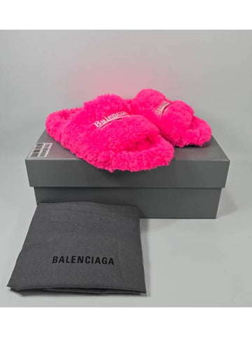 Ecofur Slide Slippers 220 - BALENCIAGA - BALAAN 1