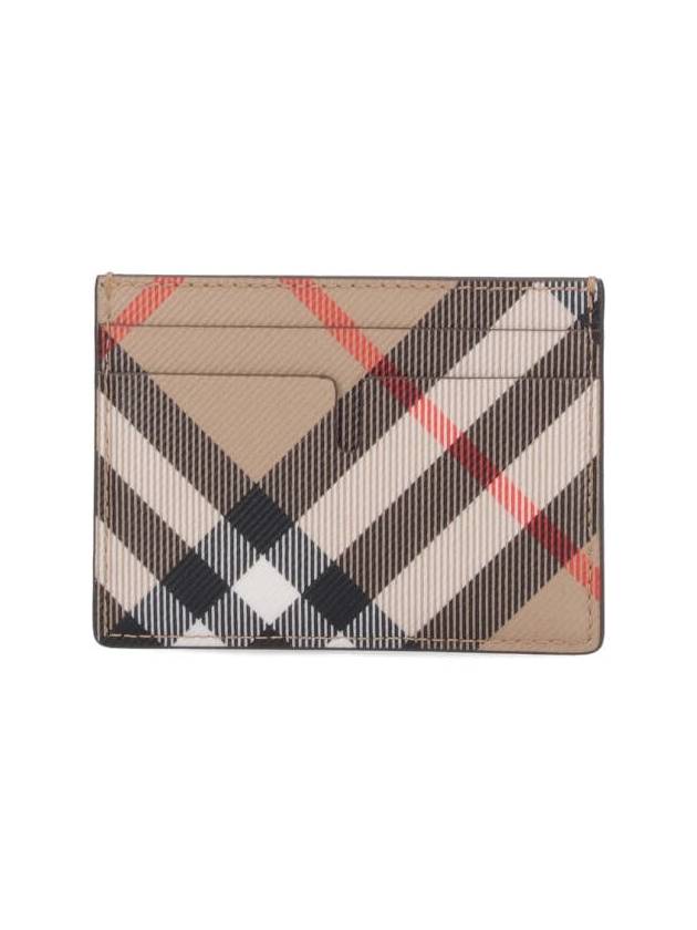 Check Card Case Wallet Beige - BURBERRY - BALAAN 3