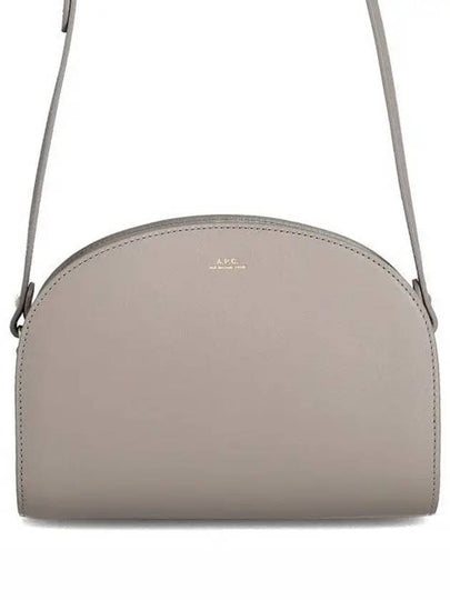 WoMen's Demil Lune Half Moon Shoulder Cross Bag Grey - A.P.C. - BALAAN 2