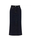 RONA Denim Skirt A0002 - LOULOU STUDIO - BALAAN 1