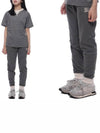 Kids Pants 8079766 CHARCOAL GRAY MELANGE - BURBERRY - BALAAN 3