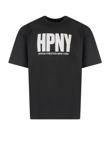 T-Shirt HMAA032C99JER005 1001 Black - HERON PRESTON - BALAAN 1