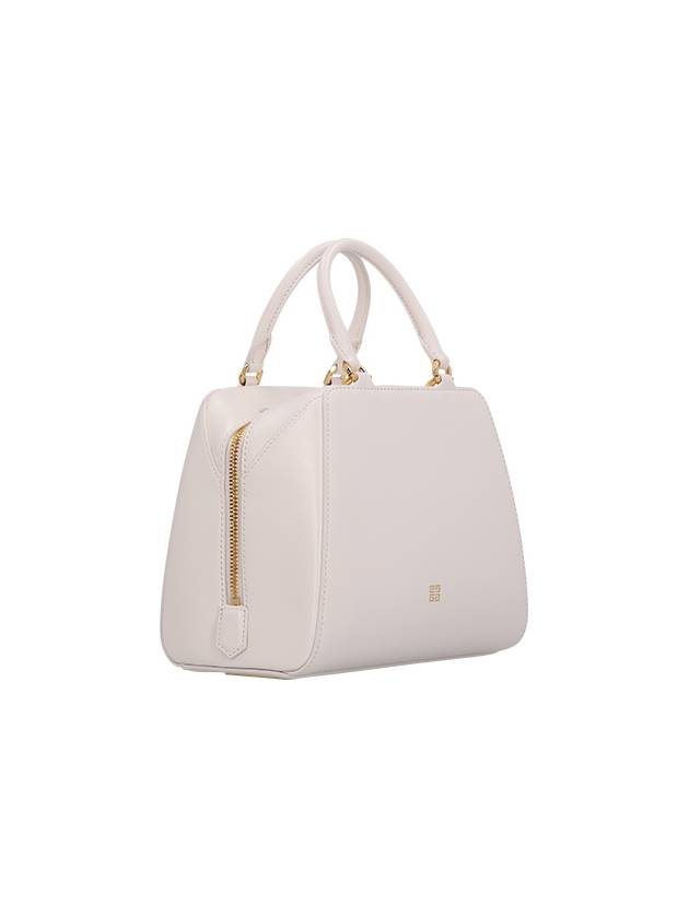 Antigona Cube Leather Mini Bag White - GIVENCHY - BALAAN 3