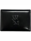 W243SL01642B Mirror Leather Card Case Black Wallet TR - WOOYOUNGMI - BALAAN 1