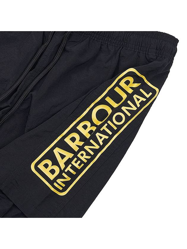 International Large Logo Swim Shorts Black - BARBOUR - BALAAN 6