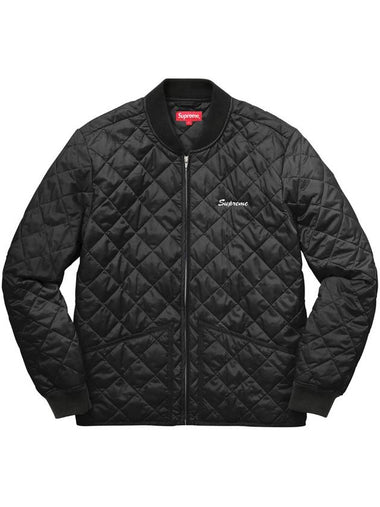 Zapata Quilted Work Jacket Black - SUPREME - BALAAN 1