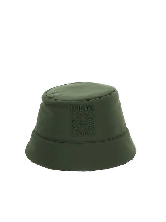 Puffer Nylon Bucket Hat Khaki - LOEWE - BALAAN 1