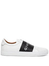 Men's Urban Street Banding Sneakers White Black - GIVENCHY - BALAAN 1