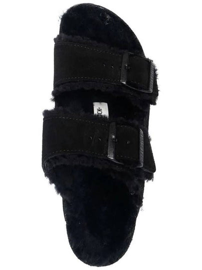 Birkenstock Arizona Shearling Black/Black Shoes - BIRKENSTOCK - BALAAN 2