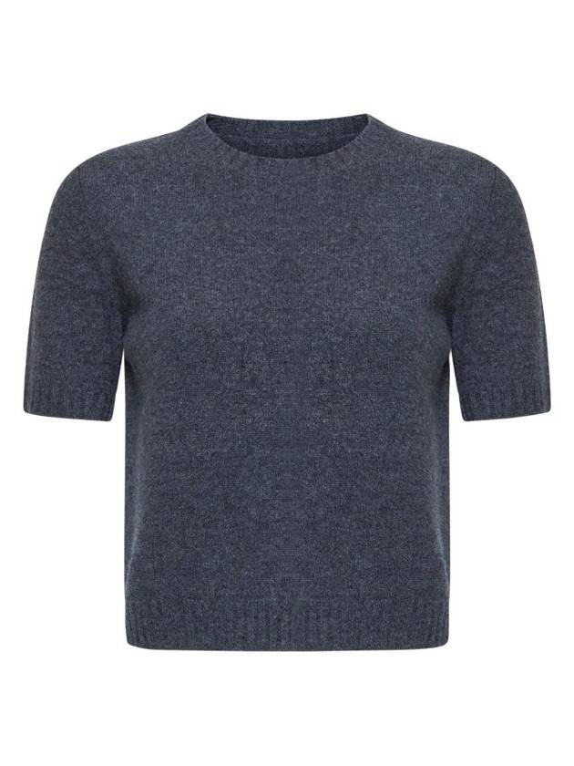 Washed Lambswool Crewneck Knit Top Grey - MAISON MARGIELA - BALAAN 1