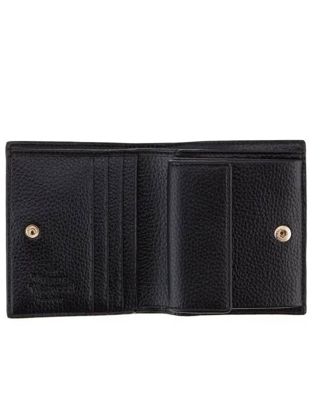 Men's ORB Logo Half Wallet Black - VIVIENNE WESTWOOD - BALAAN 4