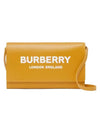 Logo Print Detachable Strap Shoulder Bag Yellow - BURBERRY - BALAAN 1