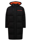 Logo Light Re-Nylon Down Padded Jacket Black - PRADA - BALAAN 1