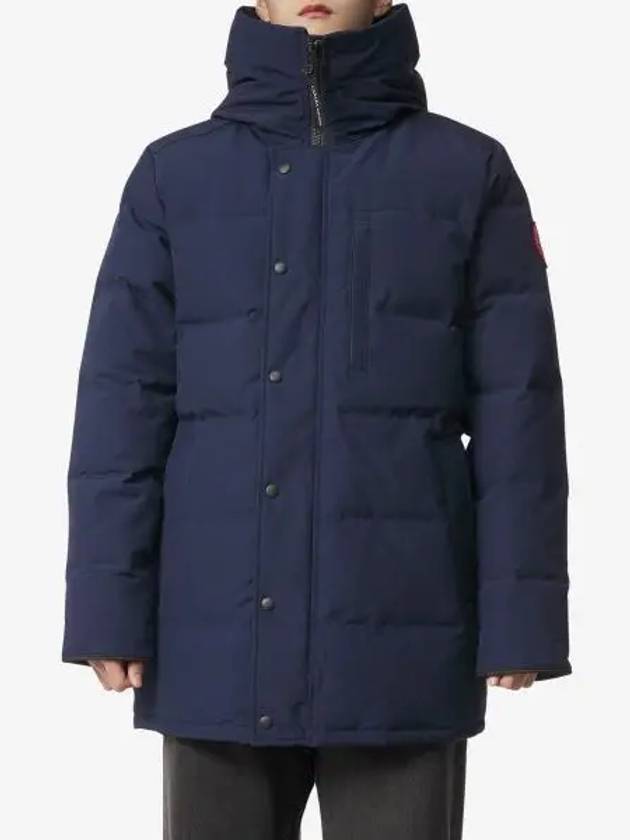 Carson Hooded Padding Parka Atlantic Navy - CANADA GOOSE - BALAAN 2