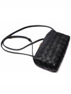 Intrecciato Mini Cross Bag Black - BOTTEGA VENETA - BALAAN 6