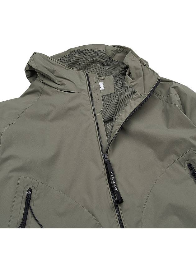 Protech Lens Wappen Hooded Jacket Bronze Green - CP COMPANY - BALAAN 10