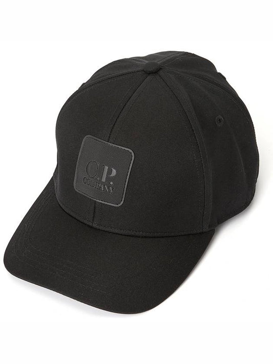 Logo Ball Cap Black - CP COMPANY - BALAAN 1