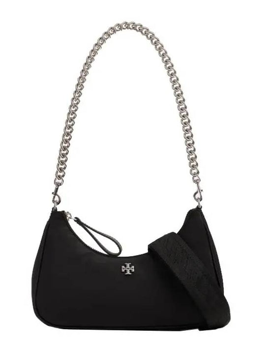 Mercer Small Chain Shoulder Bag Black - TORY BURCH - BALAAN 2