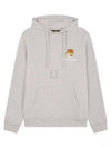 Fox Head Logo Hoodie Grey - BARBOUR - BALAAN 2