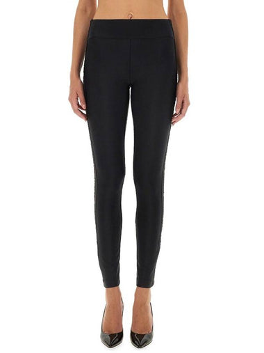 LEGGINGS WITH LOGO - VERSACE - BALAAN 1