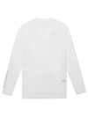 Mesh V-neck Base Long Sleeve T-Shirt - BLACK&WHITE - BALAAN 3