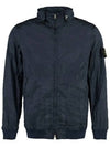 Men's Logo Patch Nylon Metal Zip-up Jacket Navy - STONE ISLAND - BALAAN 2