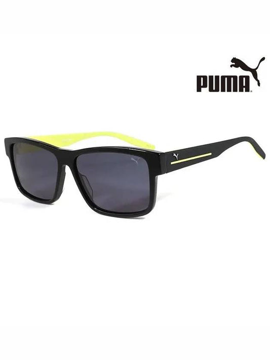 Sunglasses PU0267S 001 Square Acetate Men Women - PUMA - BALAAN 2