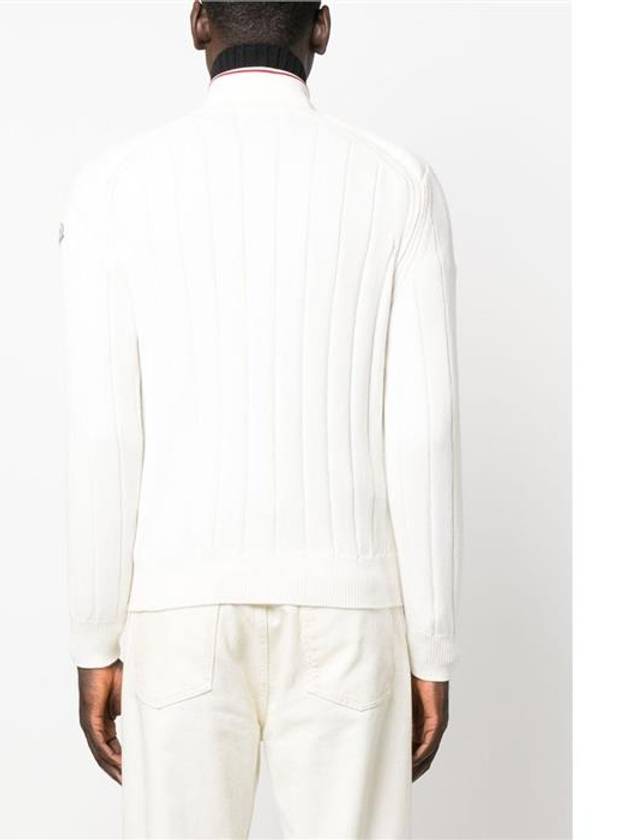 Cotton Cardigan Padding White - MONCLER - BALAAN 5