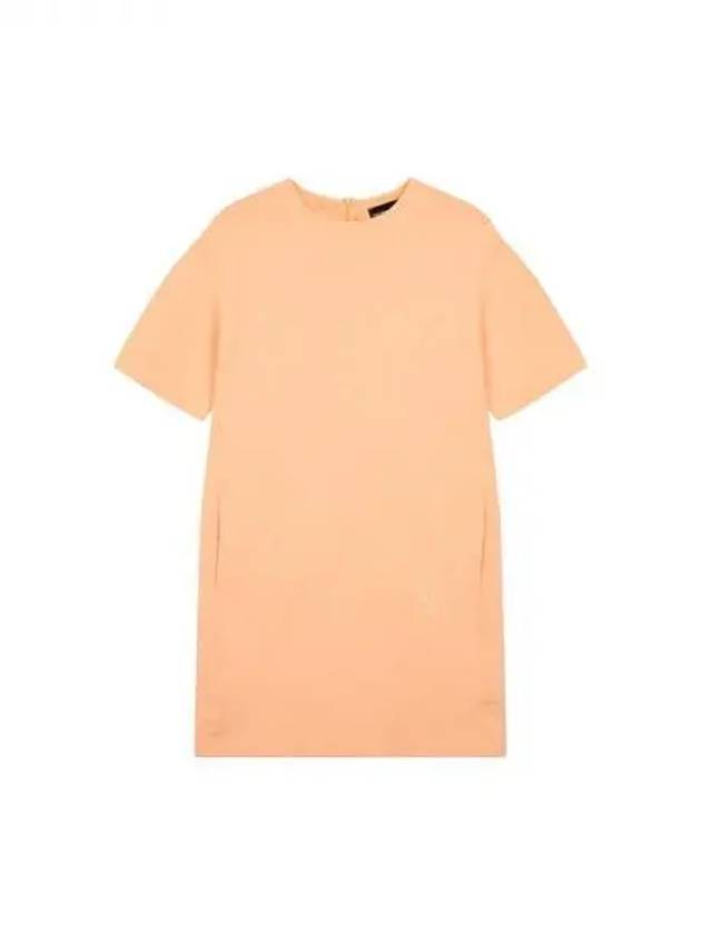 Women s Stretch Short Sleeve Dress Light Orange 271780 - EMPORIO ARMANI - BALAAN 1