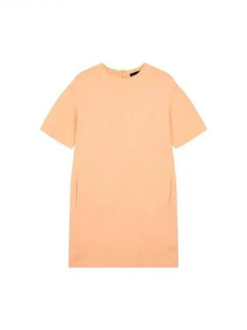 Women s Stretch Short Sleeve Dress Light Orange 271780 - EMPORIO ARMANI - BALAAN 1