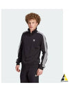 Adicolor Classic 3 Stripe Half Zip Up Anorak Black - ADIDAS - BALAAN 2