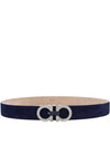 Leather Belt 670385 776404 Blue - SALVATORE FERRAGAMO - BALAAN 1