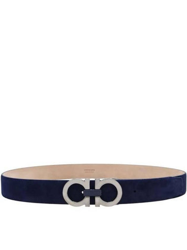 Leather Belt 670385 776404 Blue - SALVATORE FERRAGAMO - BALAAN 1